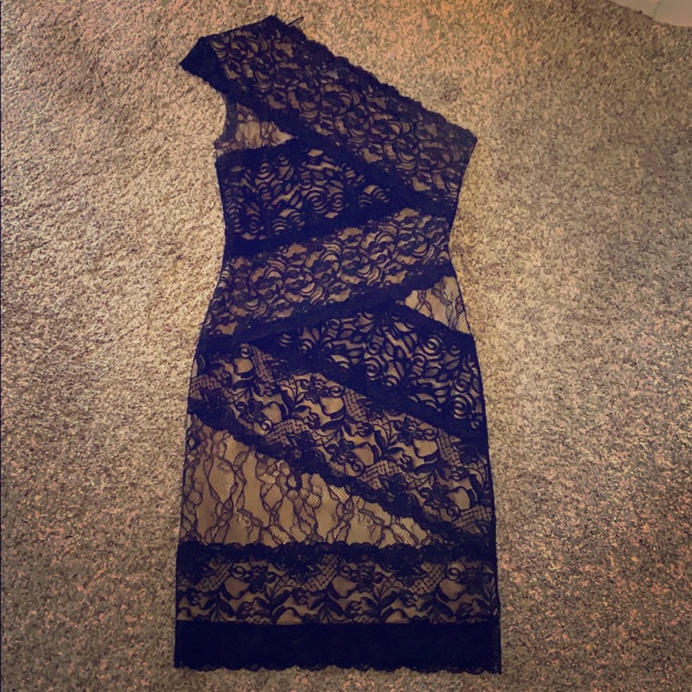 Bebe Black Lace Dress